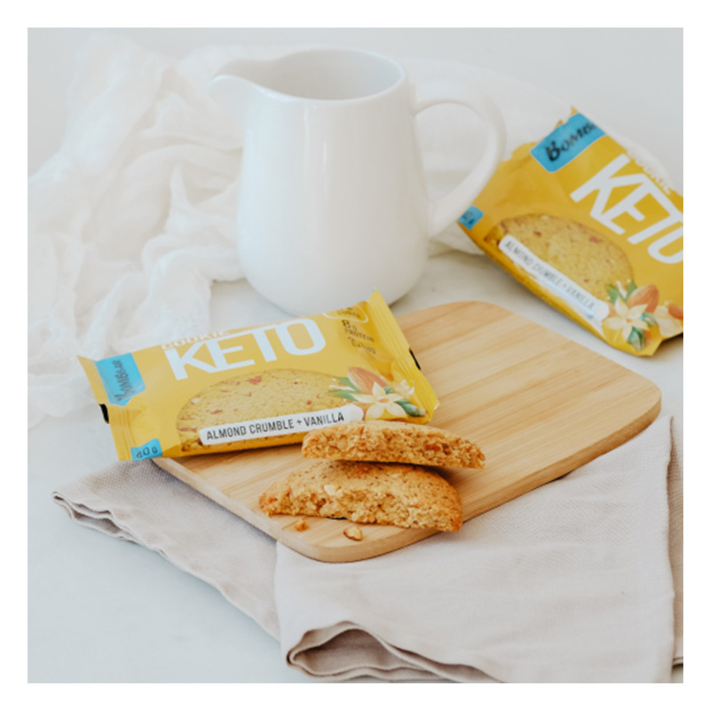 Bombbar Keto Cookies 40 G 12 Pcs in Box - Almond with Vanilla Best Price in Abu Dhabi