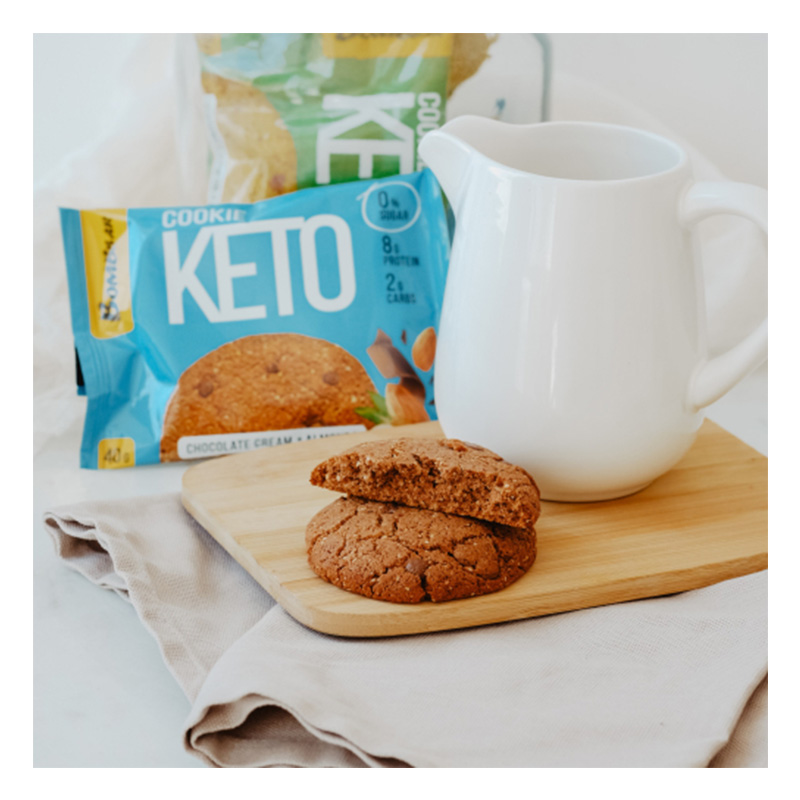 Bombbar Keto Cookies 40 G 12 Pcs in Box - Chocolate Creams with Almond Best Price in Abu Dhabi