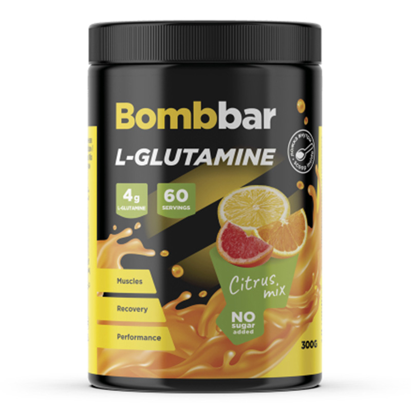 Bombbar  L Glutamine 300 G - Citrus