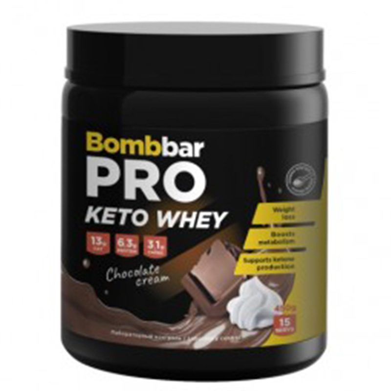 Bombbar Pro Keto Whey 450 G - Cream Chocolate