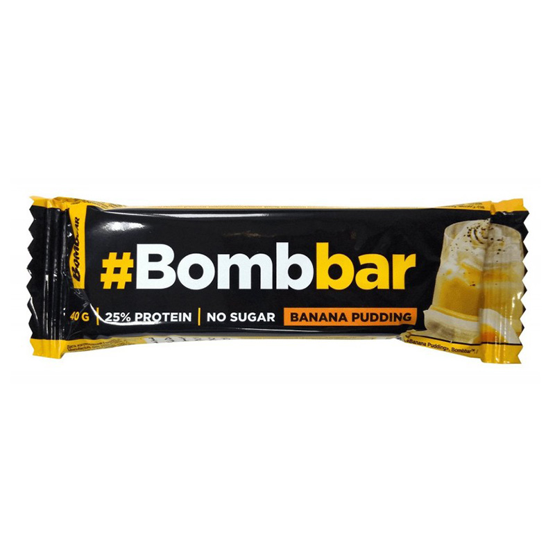 Bombbar Protein Bar 30 Bars in a Box 40 g Banana