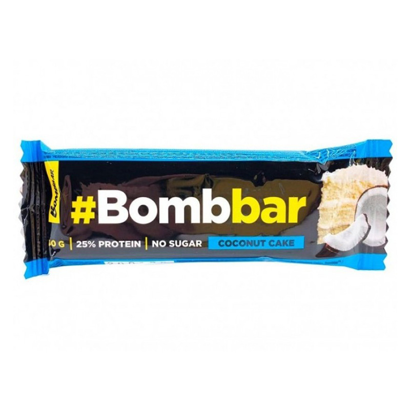 Bombbar Protein Bar 30 Bars in a Box 40 g Coconut