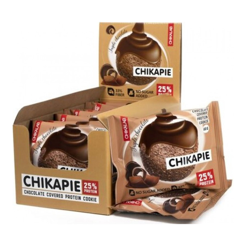 Bombbar Protein Chikapie Triple Chocolate 1x9 Box Best Price in Dubai