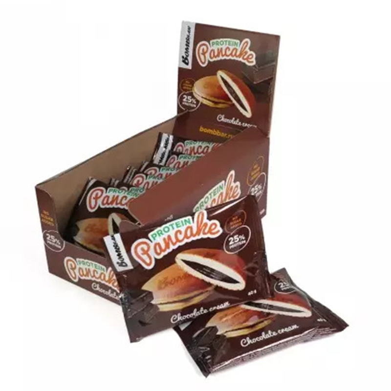 Bombbar Protein Pancake 10 in Pack 40g Chocolate Cream Best Price in UAE