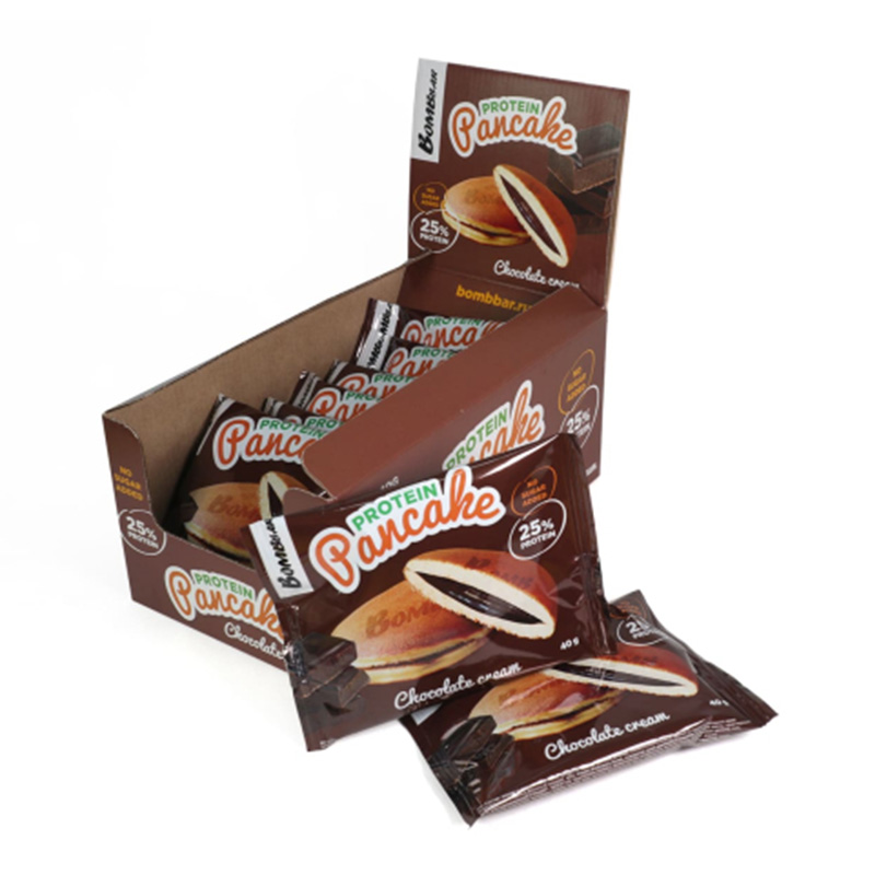 Bombbar  Protein Pancake 40 G 10 Pcs Box - Chocolate Cream Best Price in Abu Dhabi