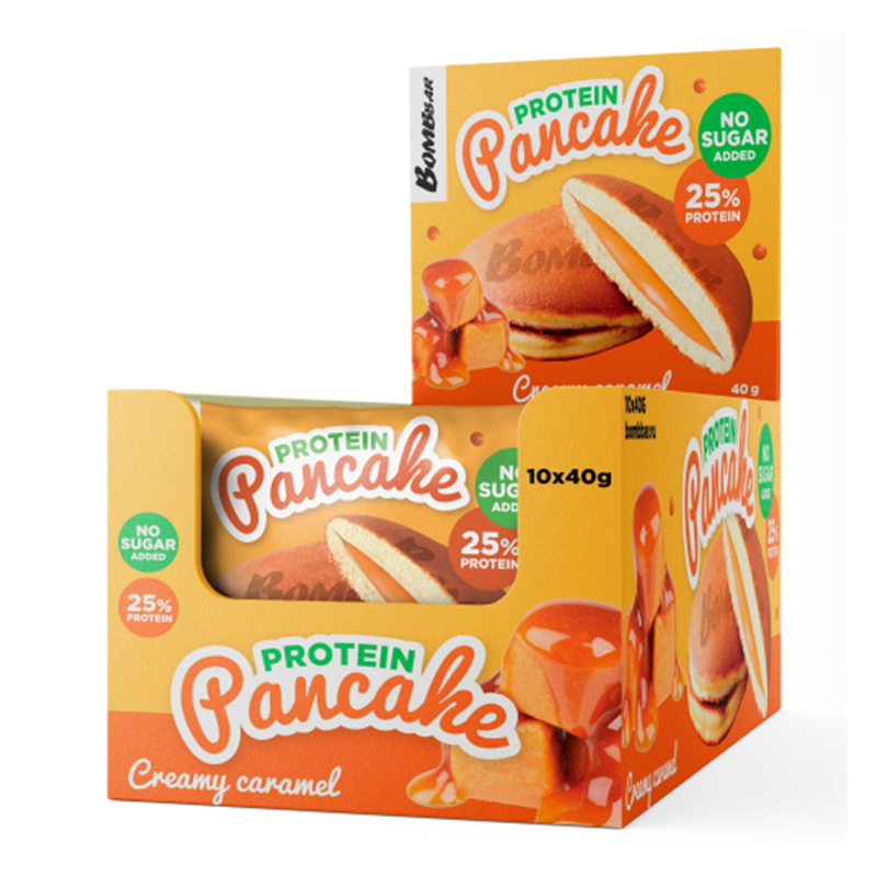 Bombbar  Protein Pancake 40 G 10 Pcs Box - Creamy Caramel