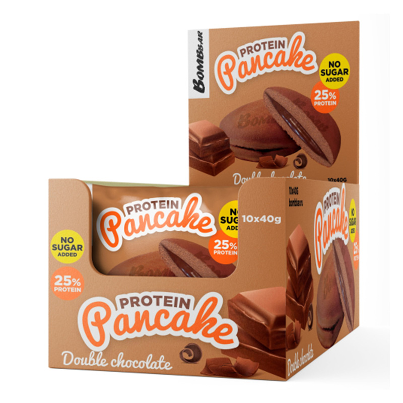 Bombbar  Protein Pancake 40 G 10 Pcs Box - Double Chocolate