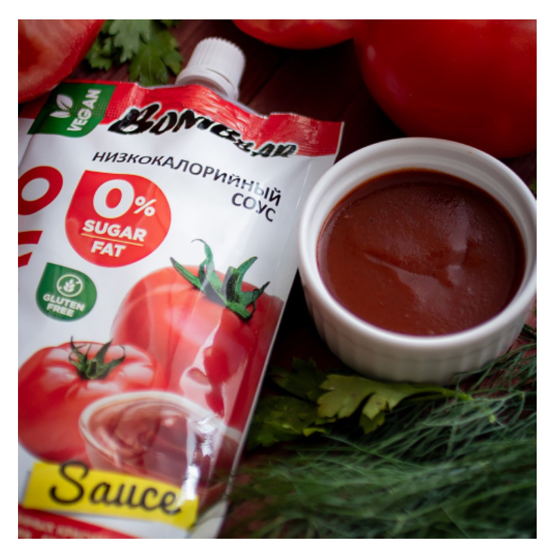 Bombbar Sauces 240 G 10 Pcs in Box - Sweet Tomato Best Price in Abu Dhabi