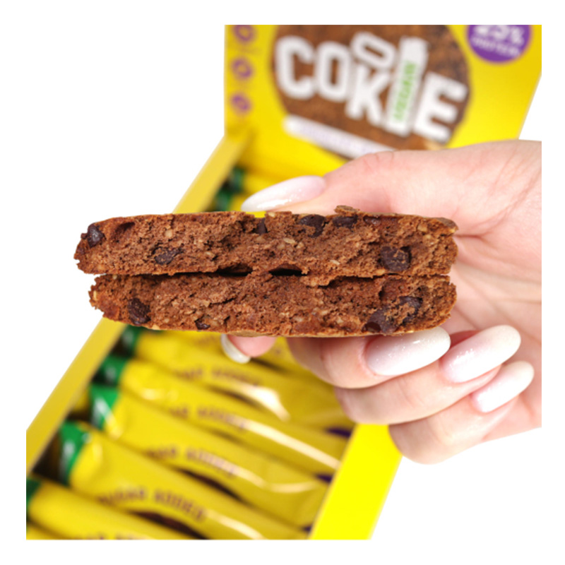 Bombbar Vegan Protein Cookies 40 G 12 Pcs - Chocolate Dessert Best Price in Dubai