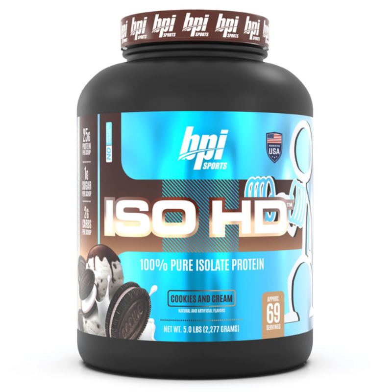BPI Sports ISO HD Powder 4.3 lbs - Cookies and Cream