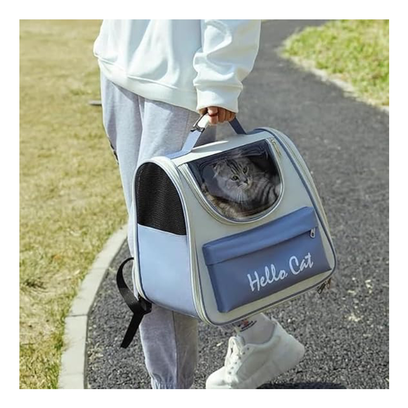 Breathable Cat Carrier Backpack Green - 8100 Best Price in UAE