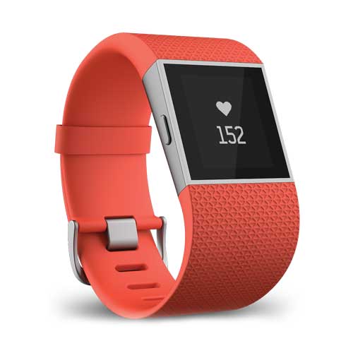 Buy Fitbit Surge Fitness Super Watch Tangerine Large UK/EU in Dubai