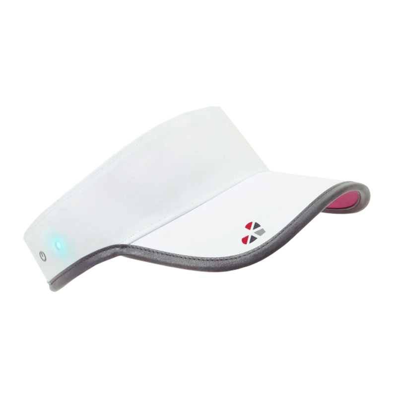 Buy Lifebeam Smart Visor with Integrated Heart Rate Monitor White and Pink in Dubai 