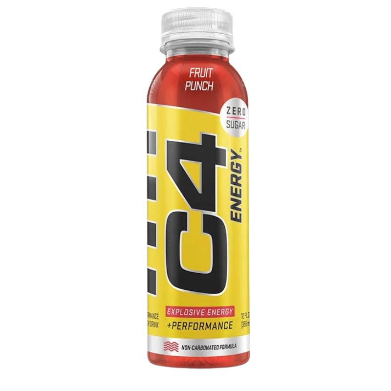 C4 Energy Non Carbonated Drink 12oz 12 Pcs in Box - Fruit Punch