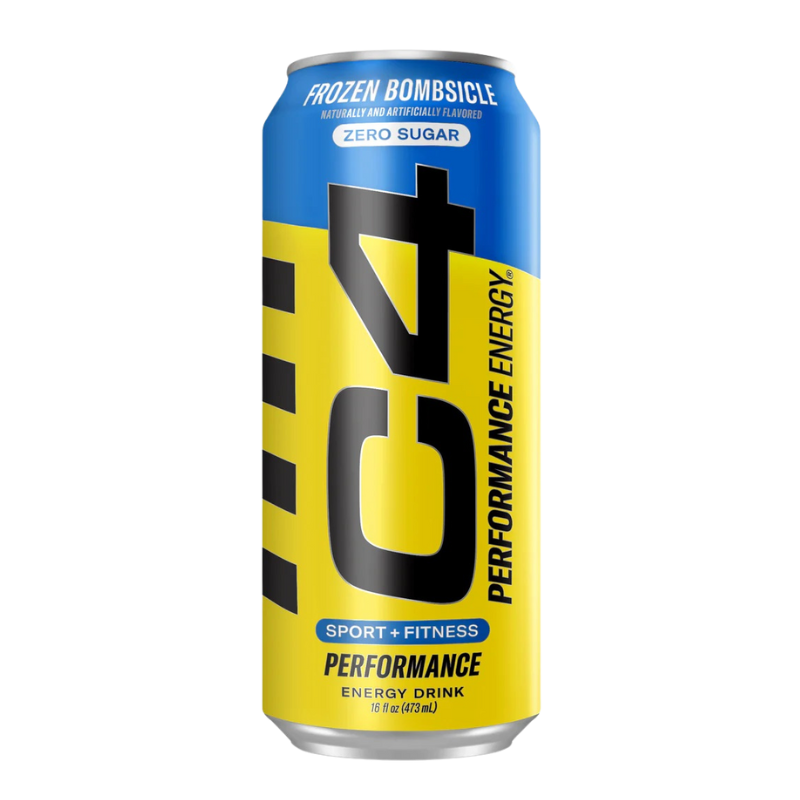 C4 Performance Energy Carbonated Drink16 oz 12 Pcs in Box - Original Frozen Bombsicle