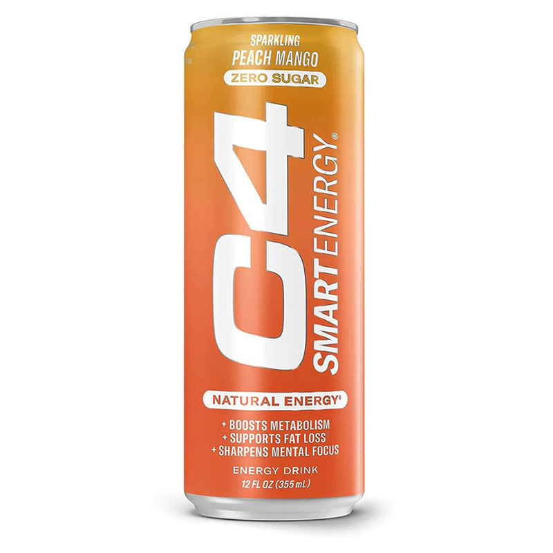 C4 Smart Energy Drink 12oz 12 Pcs in Box - Blood Orange