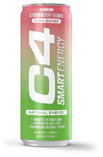 C4 Smart Energy Drink 12oz 12 Pcs in Box - Strawberry Guava