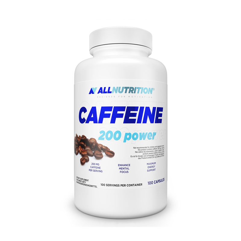 All Nutrition Caffeine 100 Capsules 200mg