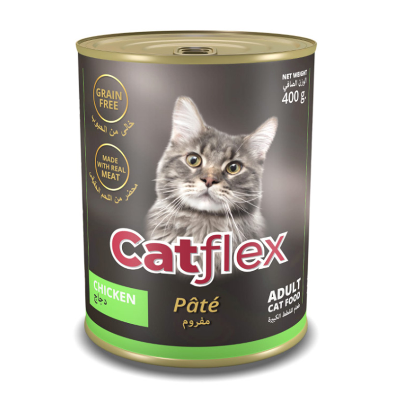 CatFlex Cat Can Pate Food Chicken 400 G