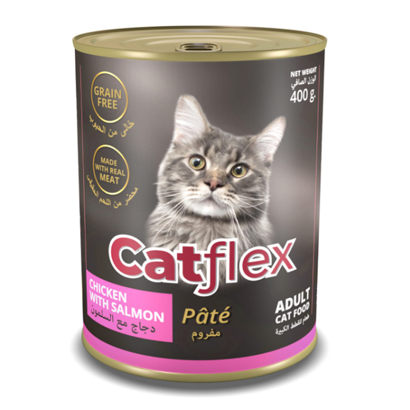 CatFlex Cat Can Pate Food Salmon 400 G