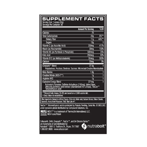 Cellucore Pre Workout C4 Mass  30SERV Price in Dubai