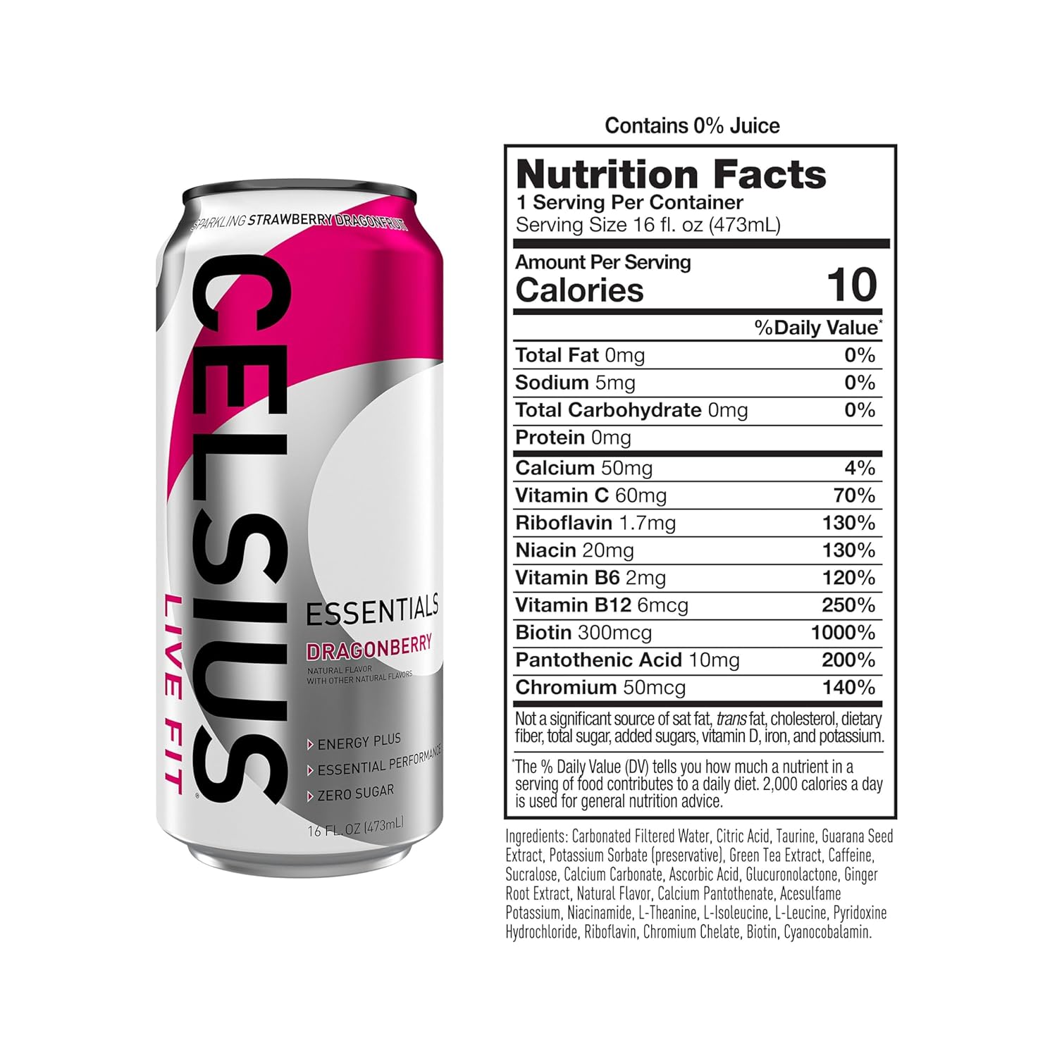 Celsius Essentials RTD 16 Fl Oz 1x12 Packs - Mango Tango Best Price in UAE Best Price in UAE Best Price in Abu Dhabi