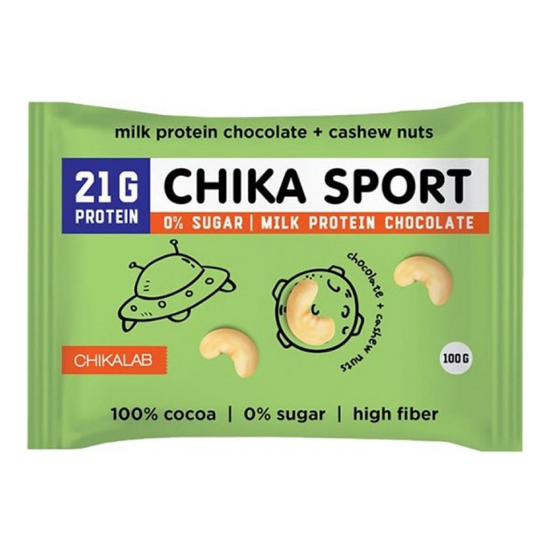 Chika Sport Protein Chocolate with Cashew 1x4 Best Price in UAE