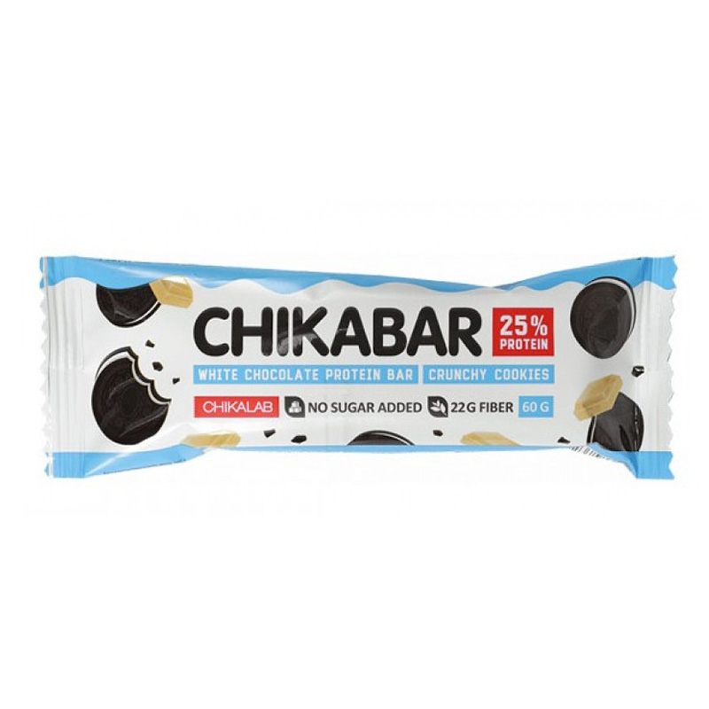 Chikalab Chikabar Protein Bar with Filling 60g 20 in a Box Cookies Best Price in UAE