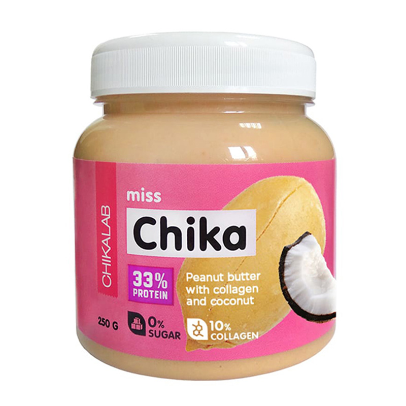 ChikaLab Miss Chika Peanut Butter with Coconut 250 G Best Price in UAE