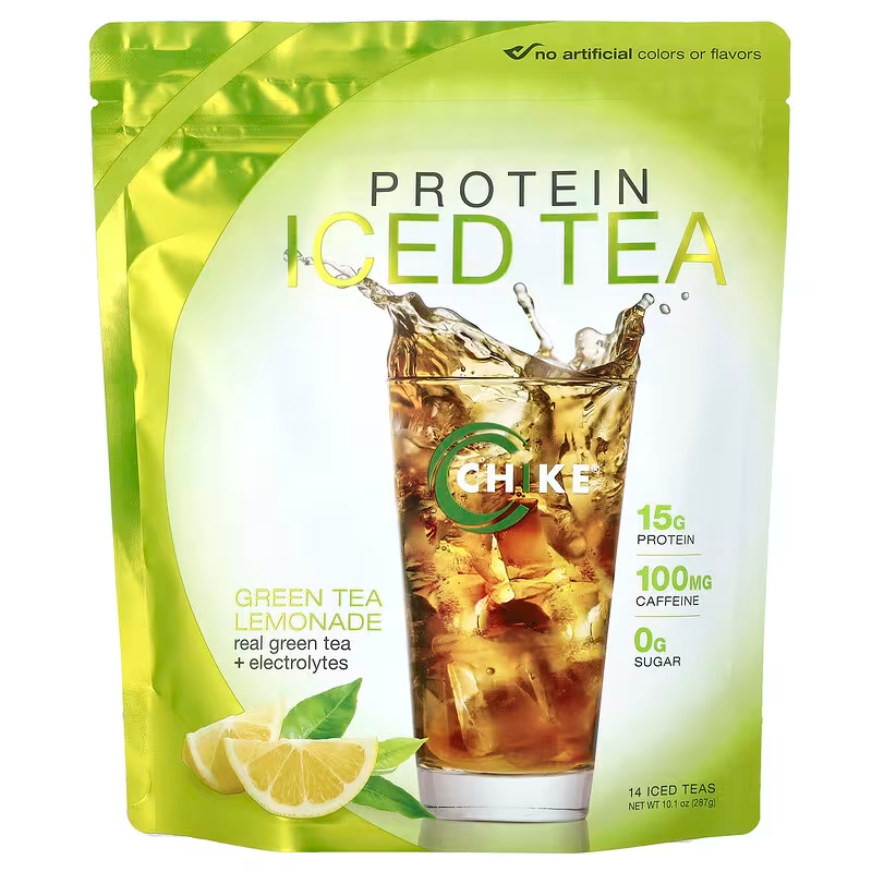Chike Protein Iced Tea 14 Bags - Green Tea N Lemonade
