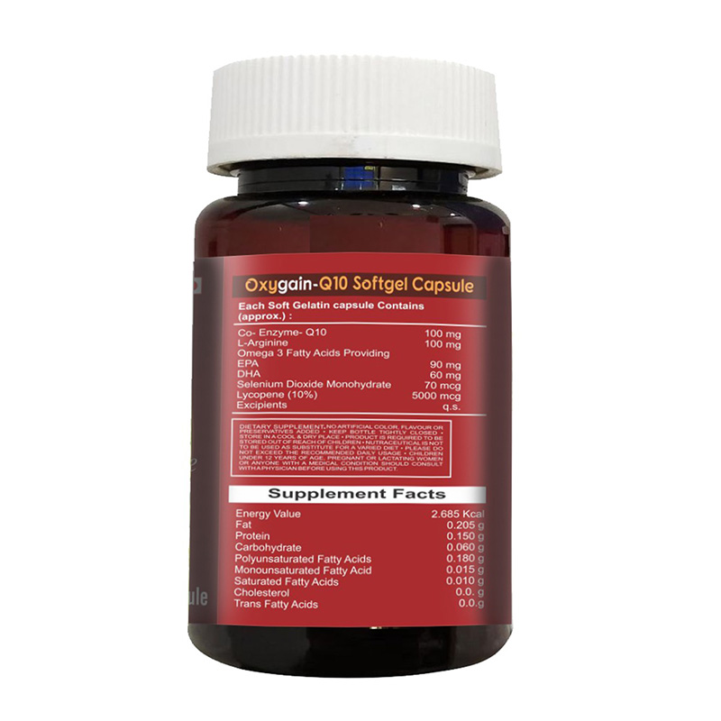 Cipzer Oxygain Q-10 Softgel Capsules Best Price in Dubai