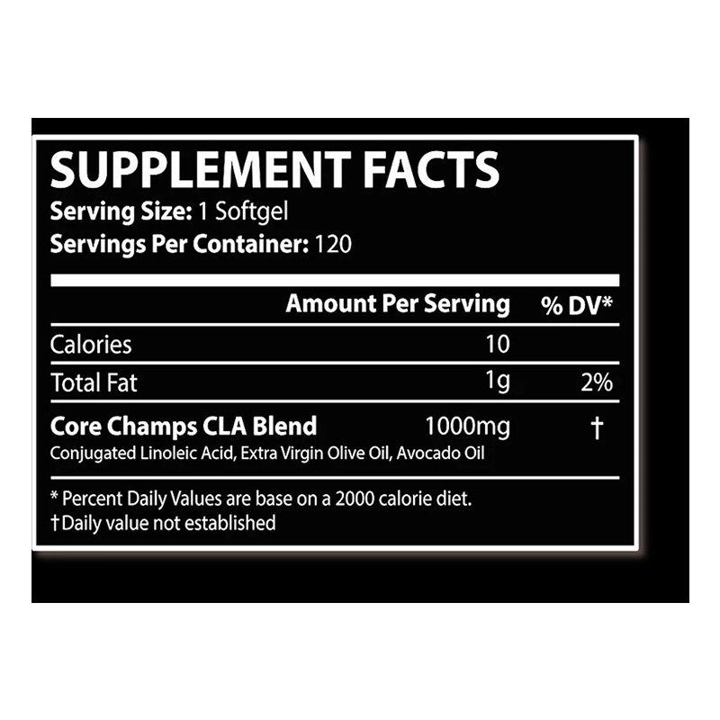 Core Champs CLA (Conjugated Linoleic Acid) 1000mg 120 Softgels Best Price in Dubai