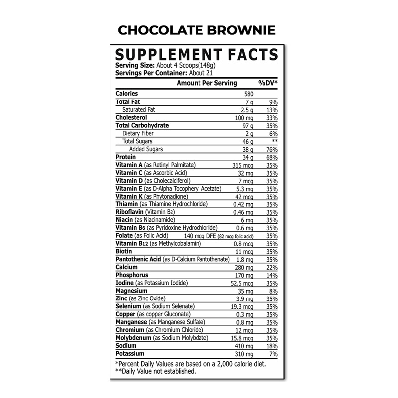 Core Champs Heavyweight Gainer 21 Servings 7 lbs - Chocolate Brownie Best Price in Dubai