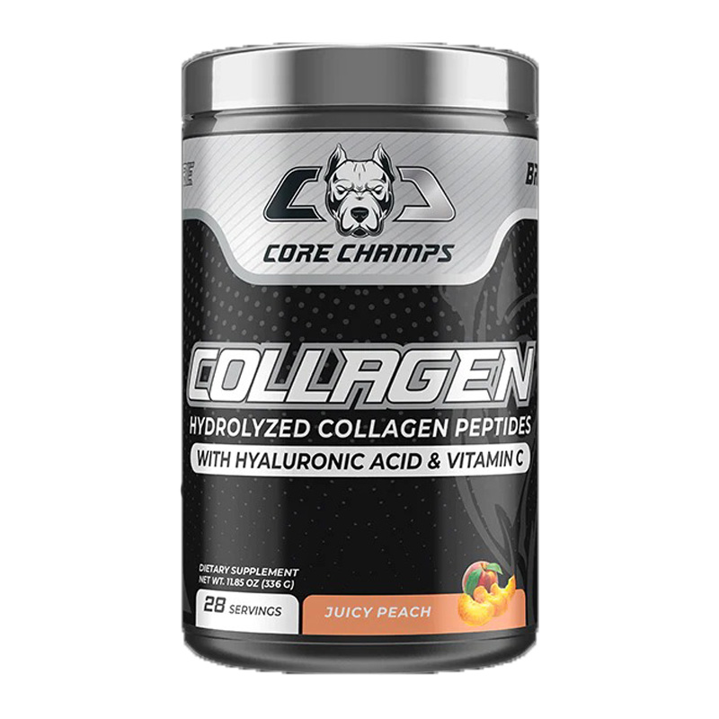 Core Champs Hydrolyzed Collagen Peptides 28 Servings - Juicy Peach