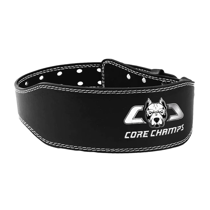 Core Champs Premium Quality Leather GYM Belt