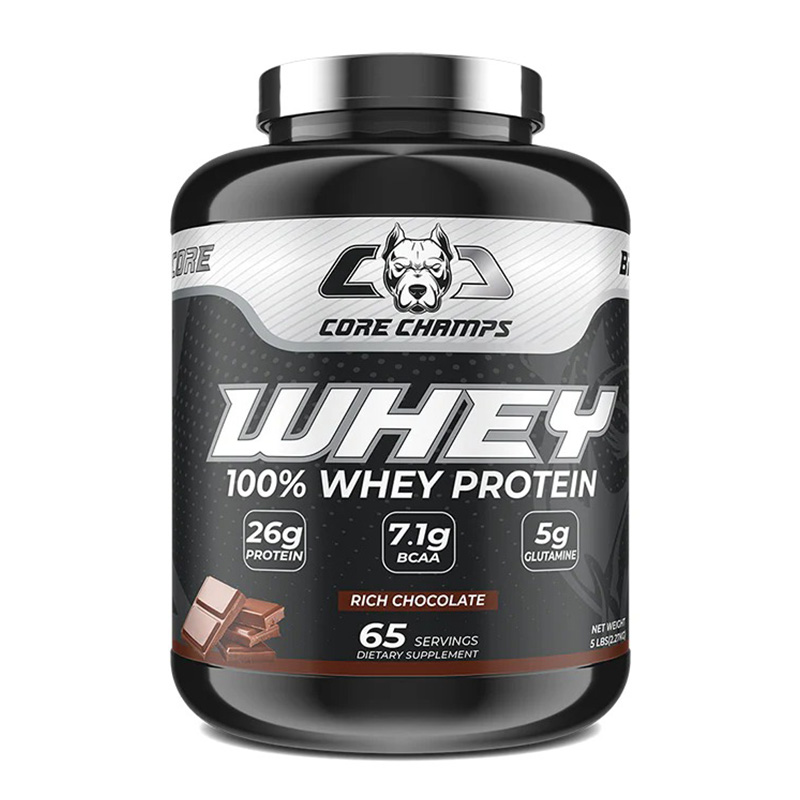 Core Champs Whey 100% Whey Protein 5 lbs - Rich Chocolate