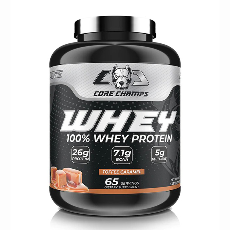 Core Champs Whey 100% Whey Protein 5 lbs - Toffee Caramel