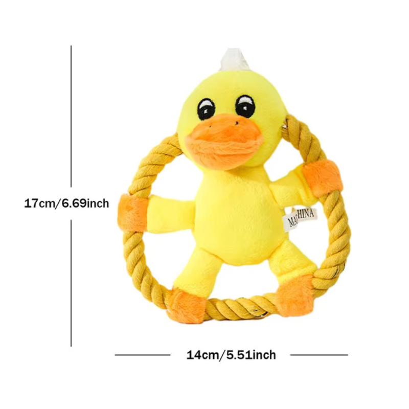 Cotton Rope Flying Disc Dog Toys - Yellow Tweety Best Price in Dubai