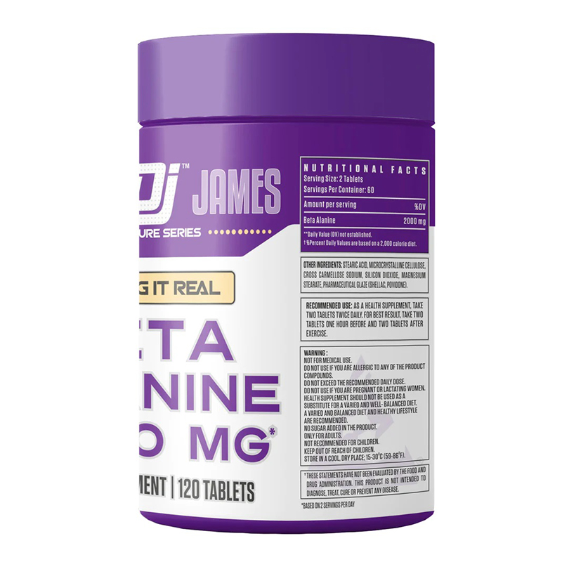 Dennis James Signature Series Beta Alanine 4000 MG 120 Tablets Best Price in Dubai