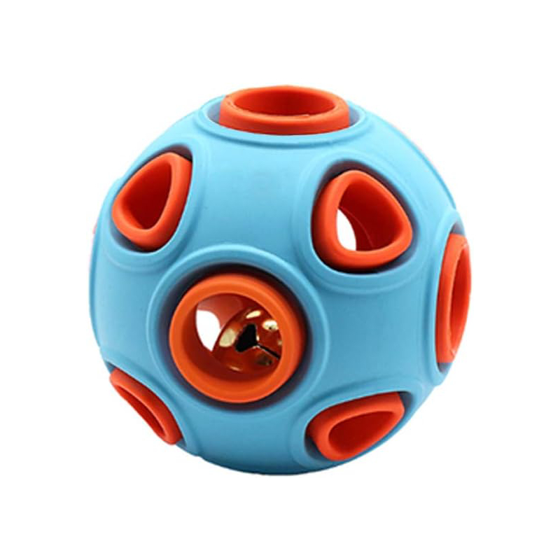 Dog Interactive Toy with Ring Bell Squeak Toy - Blue Best Price in UAE