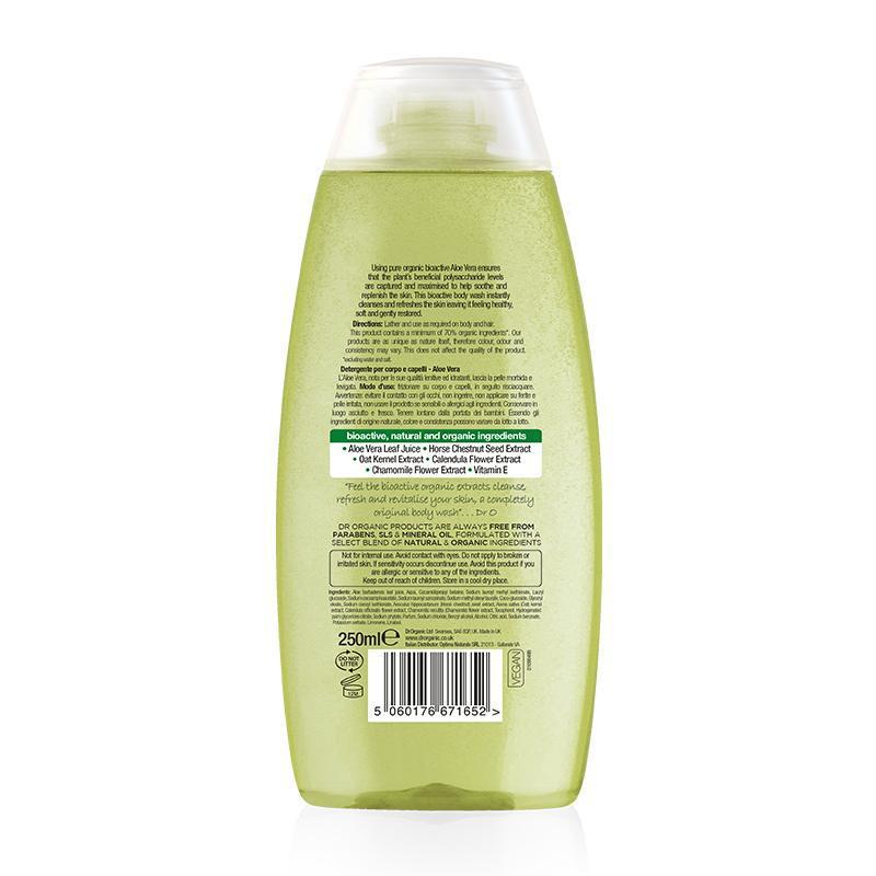 Dr. Organic Aloe Vera Body Wash 250ml Best Price in Dubai