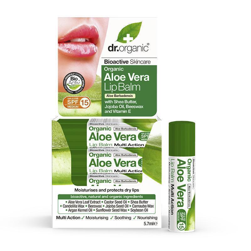 Dr. Organic Aloe Vera Lipbalm 5.7ml Best Price in UAE