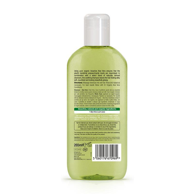 Dr. Organic Aloe Vera Shampoo 265ml Best Price in Dubai