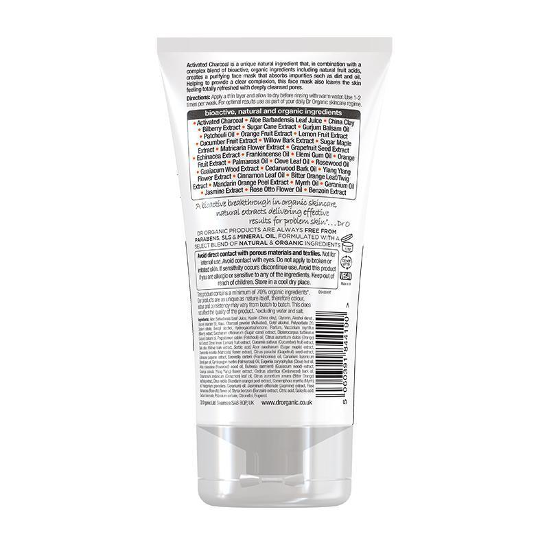 Dr. Organic Charcoal Face Mask 125ml Best Price in Dubai