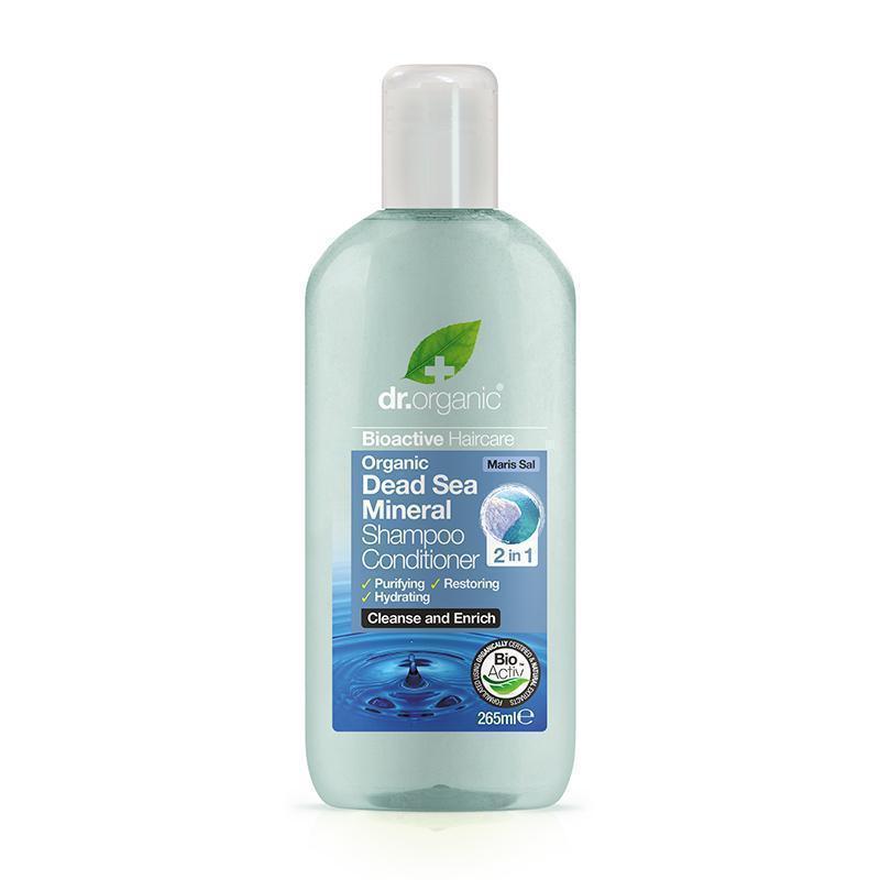 Dr. Organic Dead Sea Mineral Shampoo & Conditioner 2 in 1 265ml