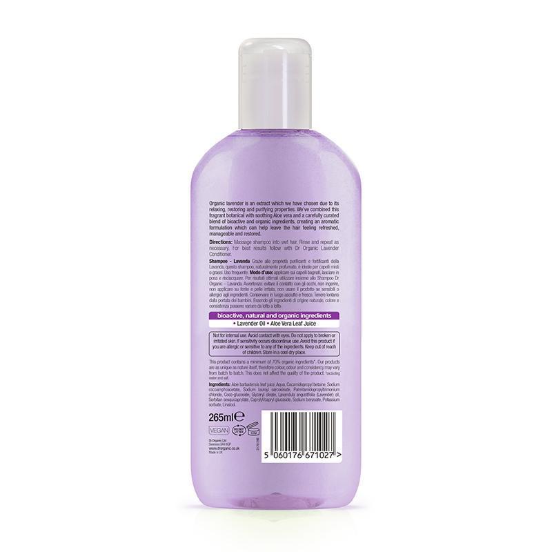 Dr. Organic Lavender Shampoo 265ml Best Price in Dubai