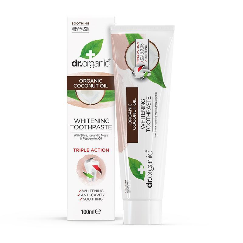 Dr. Organic Virgin Coconut Oil Toothpaste 100ml Best Price in UAE