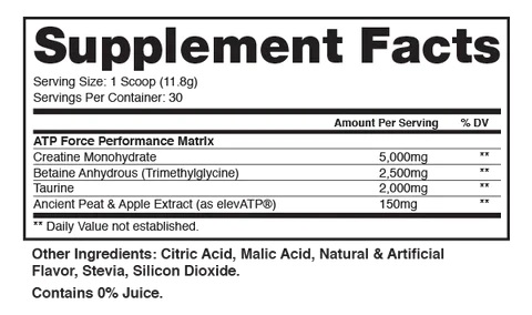 Dragon Pharma ATP Force - Enhanced Creatine System 30 Servings - Grape Best Price in Dubai