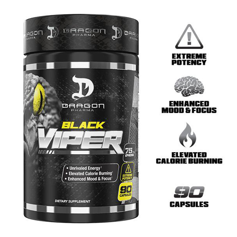 Dragon Pharma Black Viper 90 Capsules Best Price in Abu Dhabi