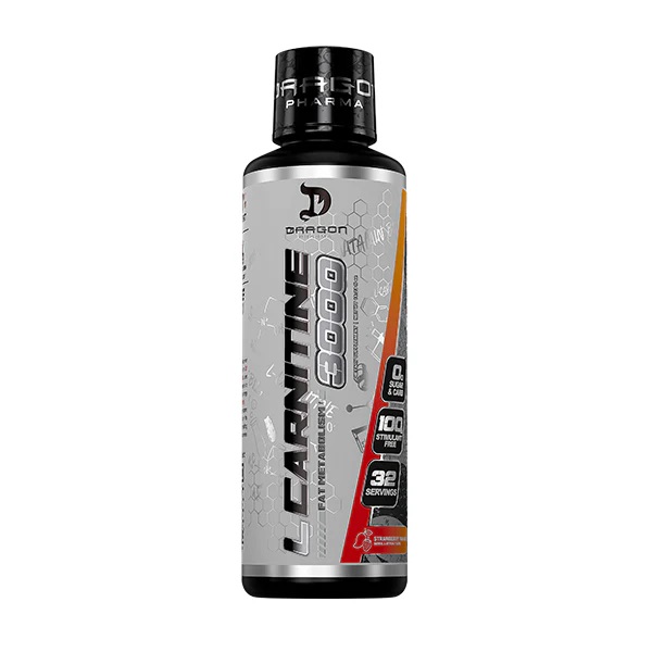 Dragon Pharma L-Carnitine - 3000 32 Servings - Strawberry Mango